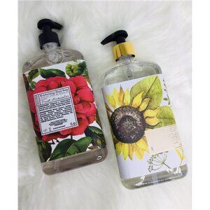 2 Hand Soap Fresh Rosewater Moisturizing & sunflowers Citrus 24.5 fl oz